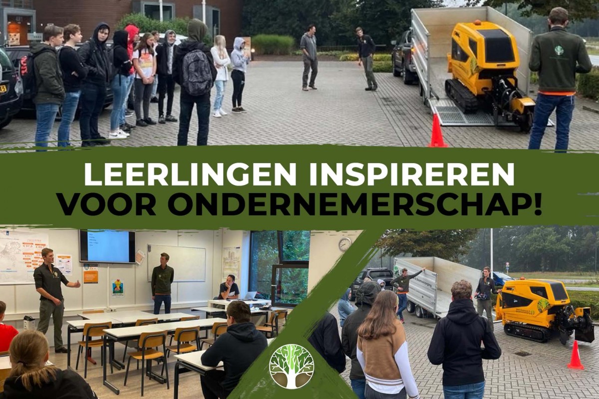 Leerlingen Inspireren Voor Ondernemerschap! - B&R Bosbouw En Boomverzorging